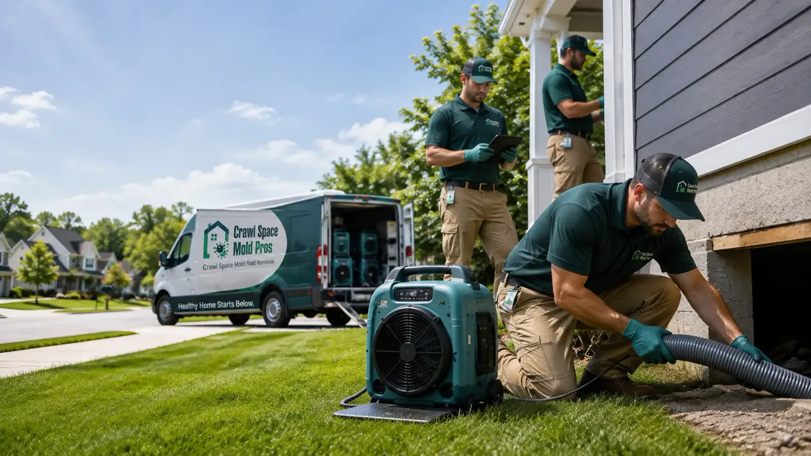 Crawl Space Mold Removal in Napavine, WA